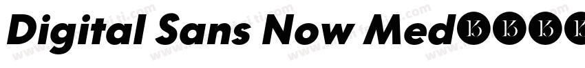 Digital Sans Now Med字体转换